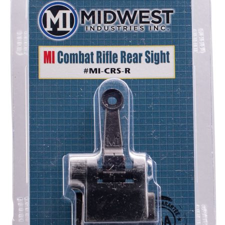 Midwest Industries MICRSR Combat Rifle Rear Flip Sight  Black for AR-15, M16, M4