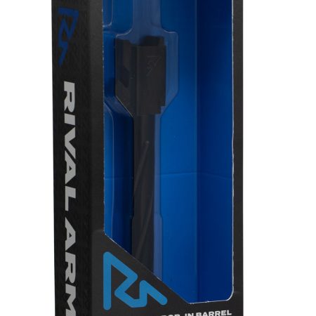 Rival Arms RA20G102A Precision  9mm Luger Compatible w/Glock 17 Gen3-4, 4.49" Fluted Threaded Black PVD Stainless Steel