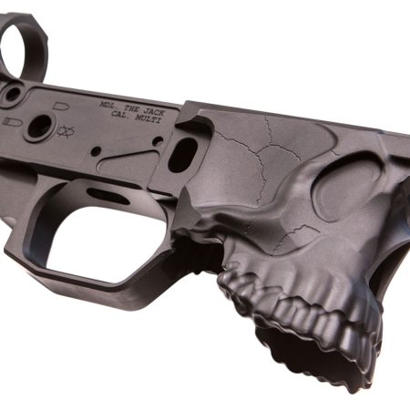 Sharps Bros SBLR03 The Jack Stripped Lower Multi-Caliber Black Anodized Finish 7075-T6 Aluminum Compatible w/Mil-Spec AR-15 Internal Parts