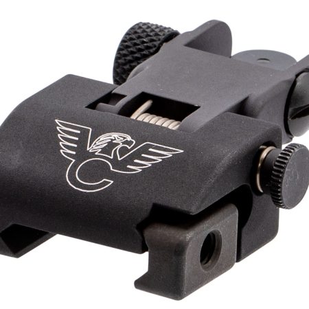 Wilson Combat TRQDSR Rear Sight  Black Flip-Up for AR-15