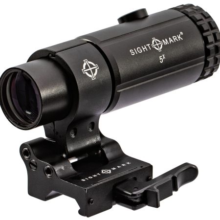 Sightmark SM19064 T-5 Magnifier 5X  with Flip to Side Mount Matte Black 5 x 23 mm