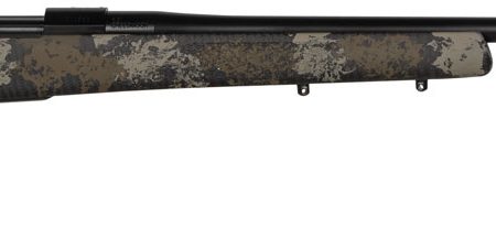 Nosler 41848 M48 Long-Range 6.5 Creedmoor 4+1 26" Barrel, Graphite Black Cerakote Metal Finish, Black with Green/Tan Sponge Pattern Manners MCS-T Elite Tac Stock