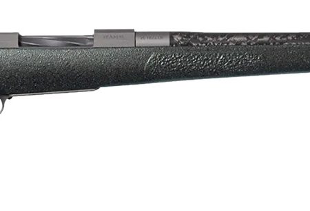 Nosler 47448 M48 Mountain Carbon 300 Win Mag 3+1 24" Carbon Fiber Wrapped Barrel, Tungsten Gray Cerakote Steel, Granite Green Mountain Hunter Stock