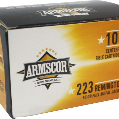 Armscor 50447 Precision Value Pack 223Rem 55gr Full Metal Jacket 100 Per Box/12 Case