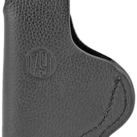 1791 Gunleather SCH4NSBR SCH  IWB Size 04 Night Sky Black Leather Belt Clip Compatible w/Glock 17/S&W M&P Shield/Springfield XD Right Hand