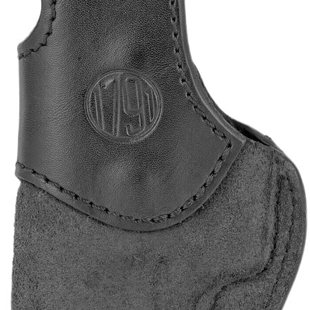 1791 Gunleather RCH5BLKR RCH  IWB Size 05 Black Leather Belt Clip Fits Springfield XD-M/HK VP9SK Right Hand