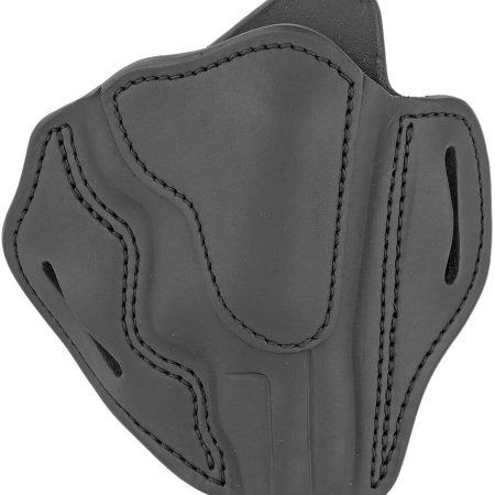 1791 Gunleather RVH3SBLR RVH3  OWB Size 03 Stealth Black Leather Belt Slide/S&W Governor Right Hand