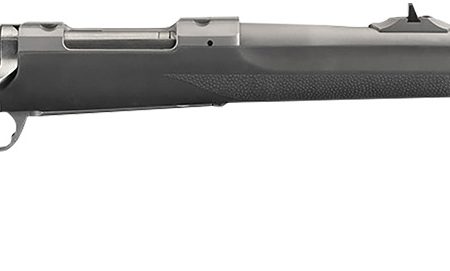 Ruger 57101 Hawkeye Alaskan Full Size 338 Win Mag 3+1 20"Matte Stainless Steel Threaded Barrel, Integral Scope Mounts Stainless Steel Receiver, Black Hogue OverMolded Synthetic Stock