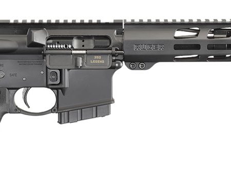 Ruger 8532 AR-556 MPR  350 Legend 5+1 16.38" Threaded Barrel, Hard Coat Anodized Finish, 15" Free-Float Handguard, Magpul SL Buttstock On Mil-Spec Buffer Tube, Black Magpul Grip