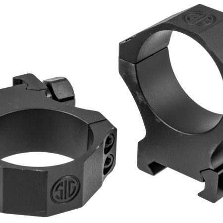 Sig Sauer Electro-Optics SOA10018 Alpha 1  Matte Black 34mm Extra High 0 MOA