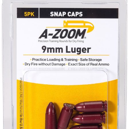 A-Zoom 15116 Precision Pistol 9mm Luger 5Pack