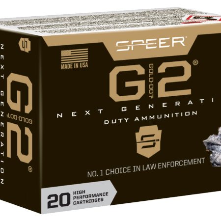 Speer 23999 Gold Dot G2 40S&W 180gr 20 Per Box/10 Case