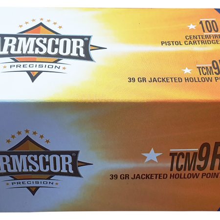 Armscor 50328 Precision Value Pack 22TCM 39gr Jacket Hollow Point 100 Per Box/12 Case