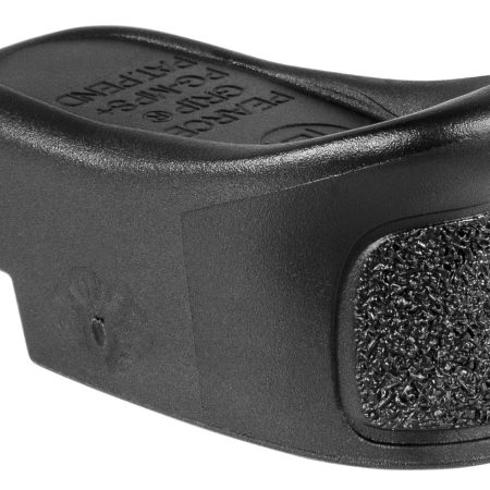 Pearce Grip PGMPS+ Magazine Extension  made of Polymer with Texture Black Finish & 1" Gripping Surface for S&W M&P Shield, M&P Shield M2.0 (Adds 2rds 9mm Luger, 1rd 40 S&W)