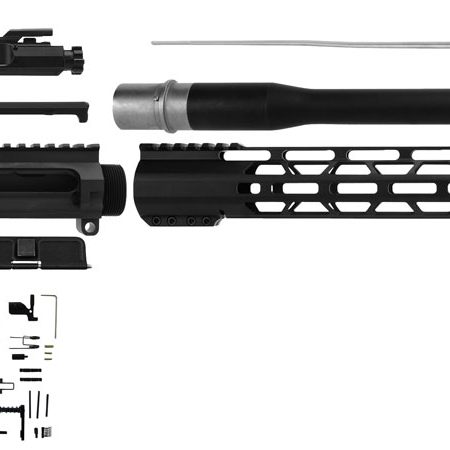 TacFire SSRK65CRDLPK20BN AR Build Kit Rifle 6.5 Creedmoor AR Platform Black Nitride 5/8"-24 tpi *Sports South Exclusive.