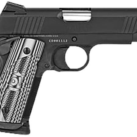 Colt Mfg O9842CCU 1911 Commander Combat Unit 9mm Luger 4.25" 9+1 Black PVD Black PVD Stainless Steel Slide Checkered & Scalloped Gray G10 Grip