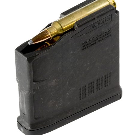 Magpul MAG698BLK PMAG Magnum 5rd AICS 257 Wthby Mag/300 Win Mag/270 Wthby Mag/264 Win Mag/7mm Rem Fits Bolt Action Rifles/Long Action Black Polymer
