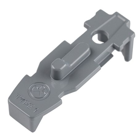 Magpul MAG803-GRY Tactile Lock-Plate Type 1 Made of Polymer w/ Stealth Gray Finish & 1/8" Single Ridge for PMAG 10/20/30 AR/M4 GEN M3/AR 300 B GEN M3 Floor Plates/5 Per Pack
