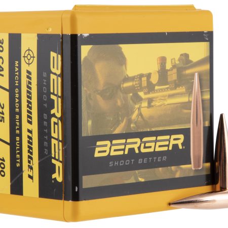 Berger Bullets 30429 Hybrid Target  30Cal 215gr 100/Box