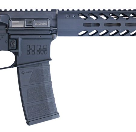 HM Defense HM15FMB556L Defender M5L  5.56x45mm NATO Caliber with 16" Barrel, 30+1 Capacity, Black Hard Coat Anodized Metal Finish, Black Mil-Spec HM Stock & Enhanced Polymer Grip Right Hand