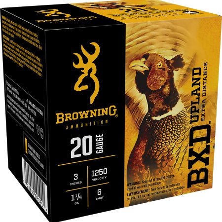 Browning Ammo B193512036 BXD Upland 20Gauge 3" 1 1/4oz 6Shot 25 Per Box/10 Case