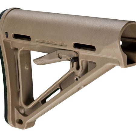 Magpul MAG400-FDE MOE Carbine Stock Flat Dark Earth Synthetic for AR-15, M16, M4 with Mil-Spec Tube (Tube Not Included)