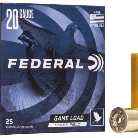 Federal H2026 Game-Shok Heavy Field 20Gauge 2.75" 1oz 6Shot 25 Per Box/10 Case
