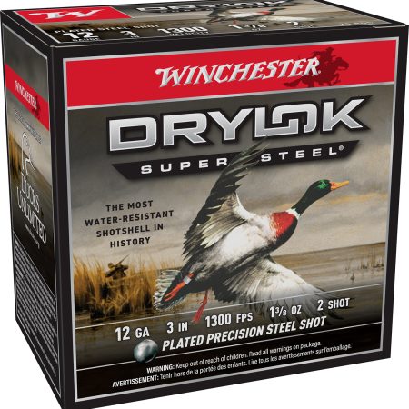 Winchester Ammo XSM1232 Drylok Super Steel Magnum 12Gauge 3" 1 3/8oz 2Shot 25 Per Box/10 Case