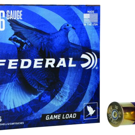 Federal H1606 Game-Shok Upland 16Gauge 2.75" 1oz 6Shot 25 Per Box/10 Case