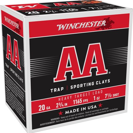 Winchester Ammo AAH207 AA Heavy 20Gauge 2.75" 1oz 7.5Shot 25 Per Box/10 Case