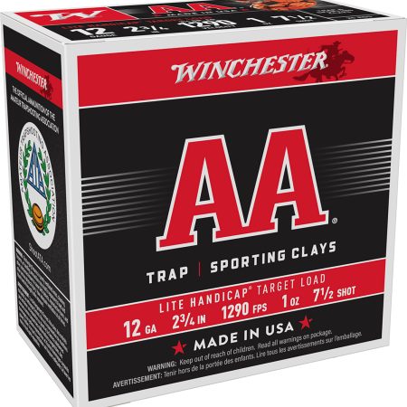 Winchester Ammo AAHLA127 AA Lite Handicap Target 12Gauge 2.75" 1oz 7.5Shot 25 Per Box/10 Case