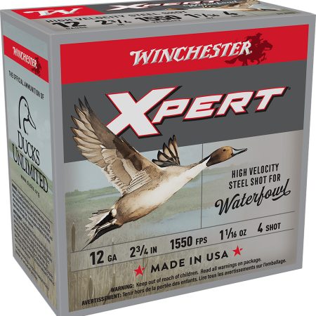 Winchester Ammo WEX124 Super X Xpert High Velocity 12Gauge 2.75" 1 1/16oz 4Shot 25 Per Box/10 Case