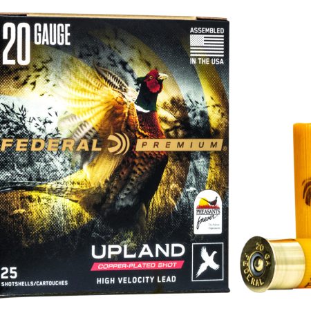 Federal PF2045 Premium Wing-Shok Pheasant Forever High Velocity 20Gauge 2.75" 1oz 5Shot 25 Per Box/10 Case
