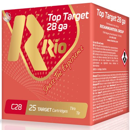 Rio Ammunition RC2875 Top Target  28 Gauge 2.75" 3/4 oz 7.5 Shot 25 Per Box/ 10 Case