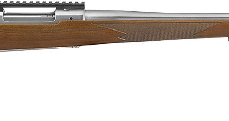 Ruger 57109 Hawkeye Hunter Full Size 300 Win Mag 3+1 24" Satin Stainless Steel Threaded Barrel, Picatinny Rail Steel Receiver, Fixed American Walnut w/Pistol Grip Stock