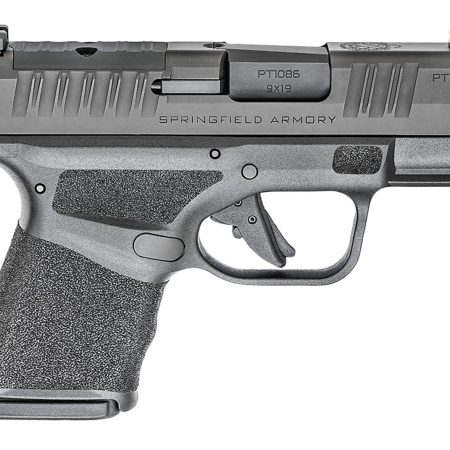 Springfield Armory HC9319BOSP Hellcat OSP Micro-Compact 9mm Luger 11+1/13+1 3" Black Melonite Hammer Forged Barrel, Black Melonite Optic Ready/Serrated Steel Slide, Adaptive Textured Grip