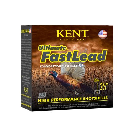 Kent Cartridge K202UFL286 Ultimate Fast Lead 20Gauge 2.75" 1oz 6Shot 25 Per Box/10 Case