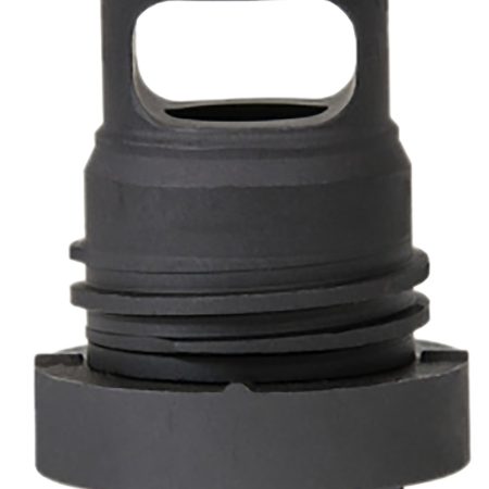 Yankee Hill 3102-1MB-24A Mini Phantom Q.D. Muzzle Brake Black Melonite Steel with 5/8"-24 tpi Threads & 1.60" OAL for 30 Cal AR-Platform