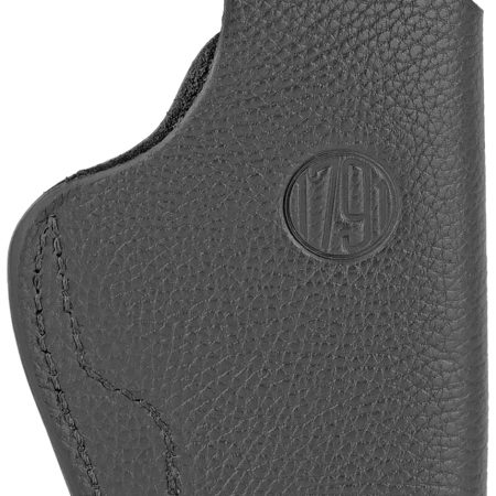 1791 Gunleather SCH5NSBL SCH  IWB Size 05 Night Sky Black Leather Belt Clip Fits H&K VP9SK/Taurus G3/Springfield XD-M Left Hand