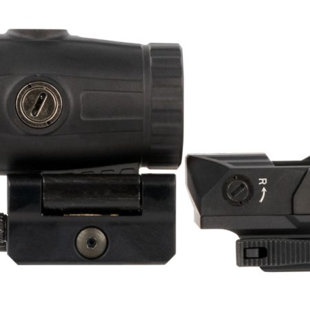 Holosun HS510CHM3X 510 & HM3X Combo Kit Black Anodized 1x/3x, 2 MOA Red Dot/65 MOA Circle Reticle