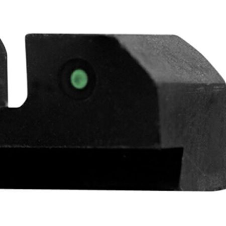 XS Sights GLR012P6N R3D  Night Sights fits Glock  Black | Green Tritium Orange Outline Front Sight Green Tritium  Rear Sight