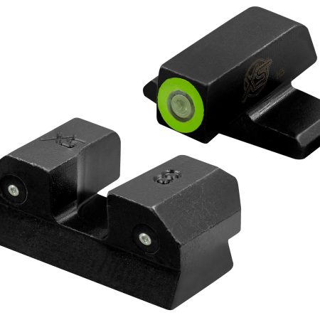 XS Sights SIR015P6G R3D Night Sights- Sig Sauer- Springfield Armory  Black | Green Tritium Green Outline Front Sight Green Tritium  Rear Sight