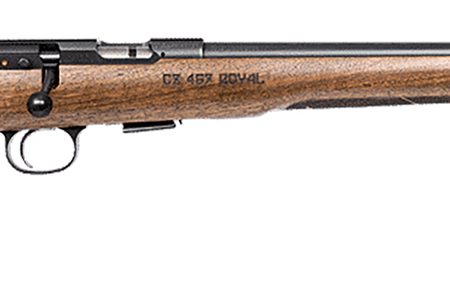 CZ-USA 02373 CZ 457 Royal Full Size 22 LR 5+1 20.50" Black Nitride Black Nitride Steel Receiver Walnut Fixed American Style w/Decorative Forend Tip Stock Right Hand