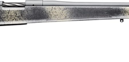 Bergara Rifles B14LM518 B-14 Wilderness Ridge 300 PRC 3+1 24" Threaded, Sniper Gray Cerakote Barrel/Rec, SoftTouch Woodland Camo Synthetic Stock, Omni Muzzle Brake