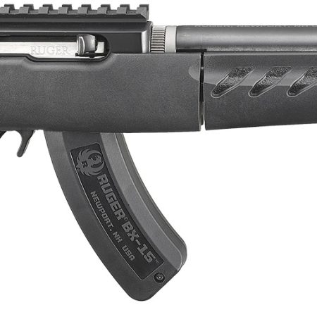 Ruger 4935 22 Charger Lite 22 LR 15+1 10" Matte Black Steel/Ported/Threaded Barrel, Matte Black w/Picatinny Rail Receiver, Black Ergonomic Polymer Grip