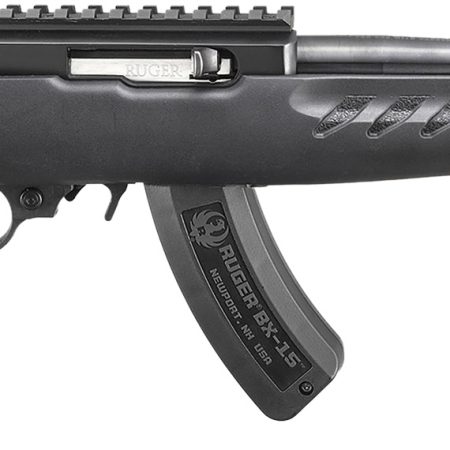 Ruger 4938 22 Charger  22 LR 15+1 8" Black Steel/Threaded Barrel, Matte Black Ergonomic Polymer Grip, Features Picatinny Rail w/Intergrated QD Cup