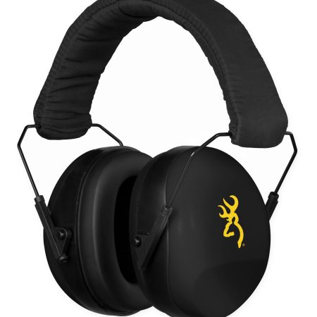 Browning 12682 Buck Mark II  Plastic with Foam 27 dB Over the Head Black Adult