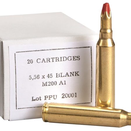 PPU PPB556A1 Blank Ammo  5.56x45mmNATO 20 Per Box/100 Case