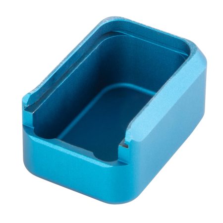 Walther Arms 2835274 Magazine Extension  for 9mm Luger Walther PPQ Magazines (Adds 2rds) Blue Machined Aluminum