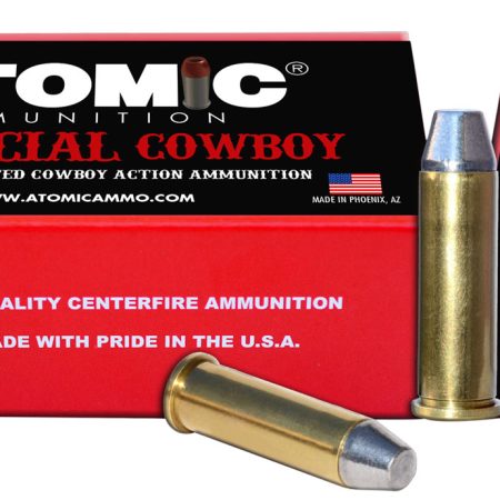 Atomic Ammunition 00451 Cowboy Action Precision Craft 38Special 125gr Lead Round Nose Flat Point 50 Per Box/10 Case